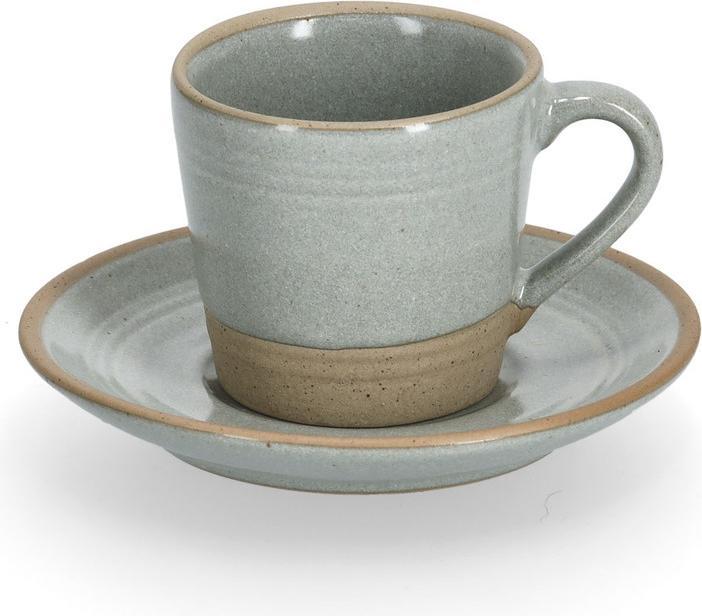 Produktbild Zeller Present Espresso-Set, 8-tlg., 60 ml, Steingut (60 ml, 8 x)
