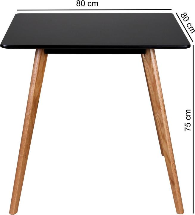 Immagine prodotto Wohnling Tavolo da pranzo (80 x 80 x 75 cm)