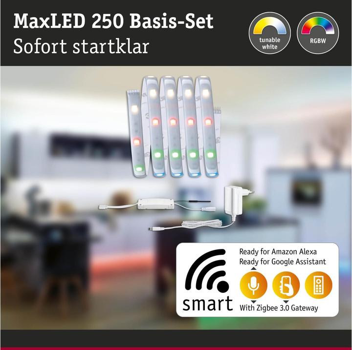 Immagine prodotto Paulmann MaxLED 250 Stripe Set (RGBW, 150 cm, Interno)