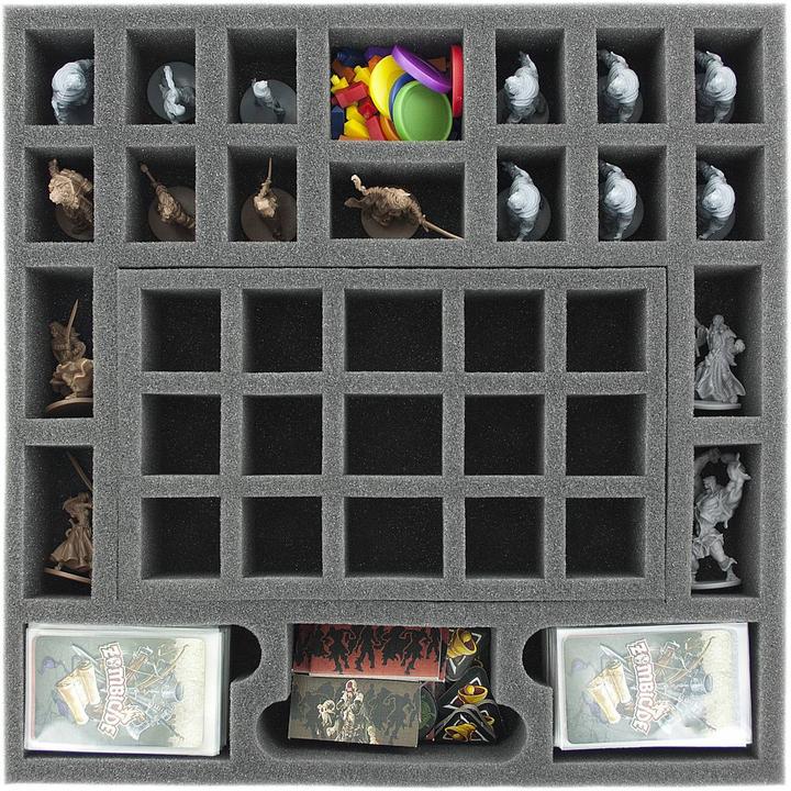 Image du produit Feldherr TRA63 - Transporteur avec 2 boîtes de stockage LBBG pour Zombicide Black Plague Kickstarter Knight