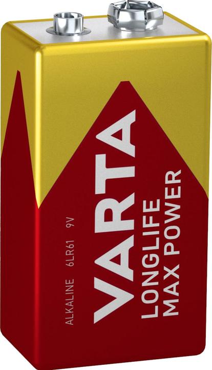 Immagine prodotto Varta Potenza massima di lunga durata (1 pz., 9V Block, 580 mAh)