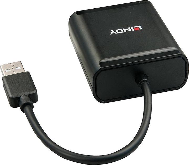 Actual product image Lindy USB 2.0 Cat.5 Extender 60m 4 Ports (USB-A, 4 Ports)