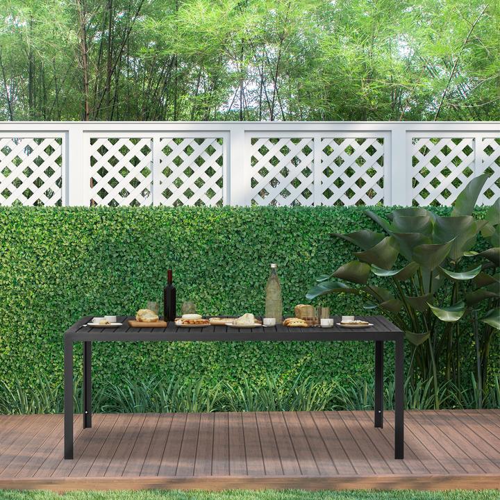 Actual product image Outsunny Polywood garden table (84.50 cm)