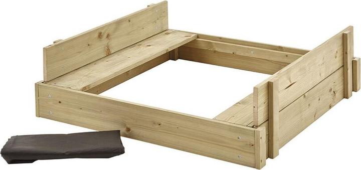 Image du produit TP Toys Sandkasten mit Holzdeckel
