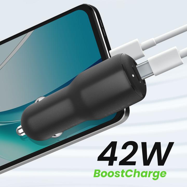 Image du produit Belkin 42w - 30w USB-C 12w USB-A Car Charger