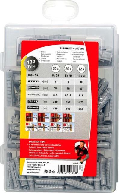 Image du produit Fischer Meister-Box Chevilles SX (132 pcs)