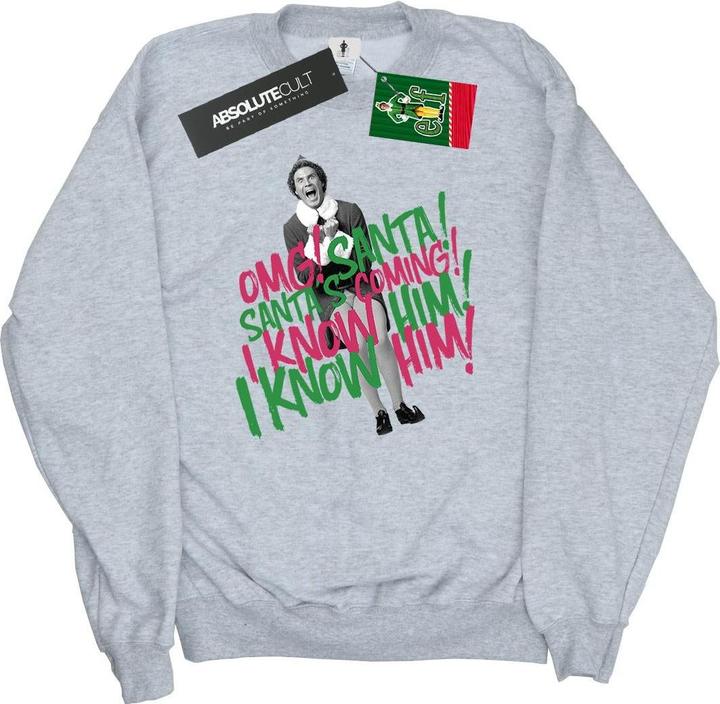 Elf Santa's Coming Sweatshirt (3XL)