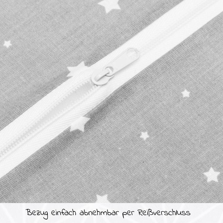 Produktbild Fillikid Reisebettmatratzen Reisebett-Rollmatratze 120 x 60 cm - Sterne Grau