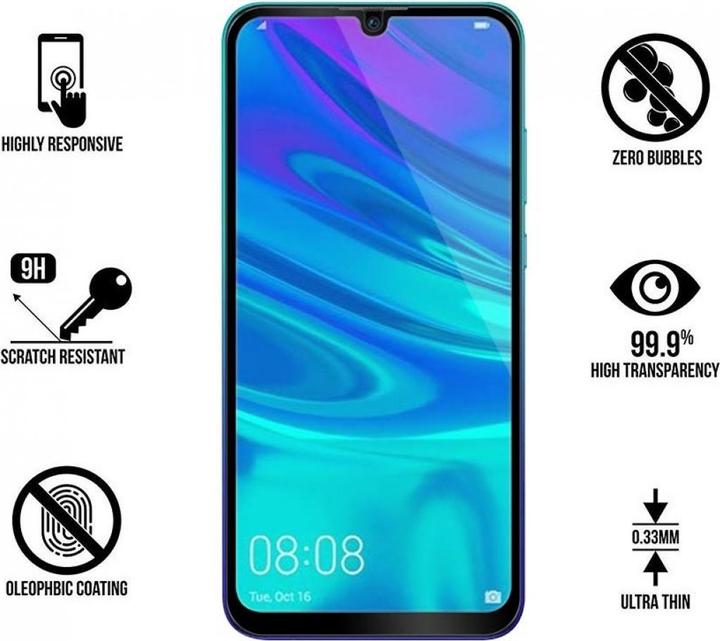 Actual product image Screenguard Huawei P Smart 2019 Full Screen Protective Glass Film 2.5D 9H (1 Piece, Huawei P Smart (2019))