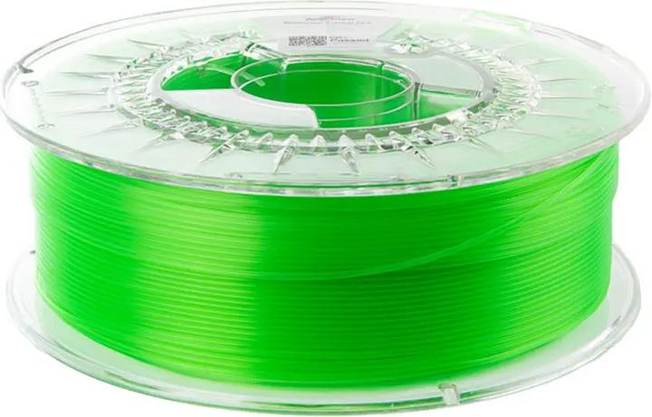 Actual product image Filament PLA Crystal Neon Green 1.0kg 1.75mm (PLA, 1.75 mm, 1000 g, Green)