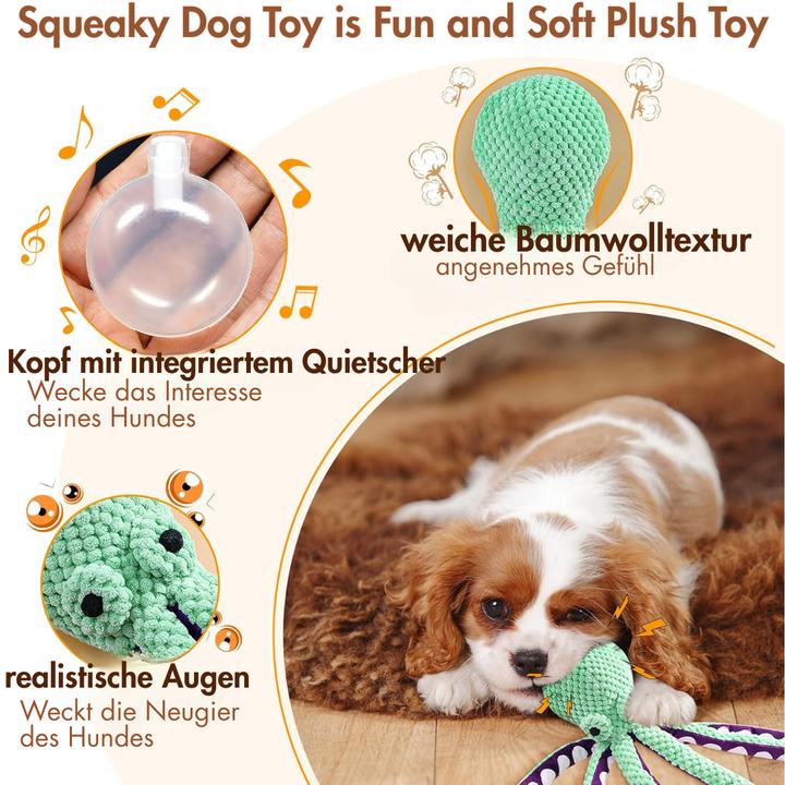Produktbild Suba Hunde-Quietschspielzeug Krake