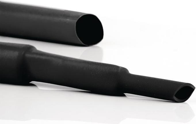 Produktbild Hongshang Schrumpfschlauch H-5(3X)-F für Innen-Ø 40,00 mm Schrumpfrate 40,0/13,0 Länge 1,22 m schwarz (5 x)