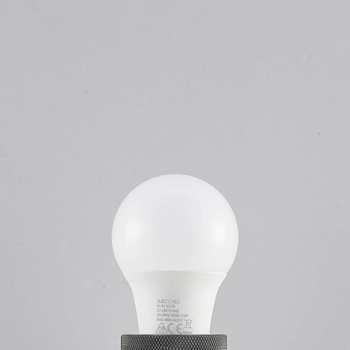 Produktbild Arcchio LED-Lampe E27 A60 4,9W 3.000K opal (E27, 4.90 W, 470 lm, 1 x, F)