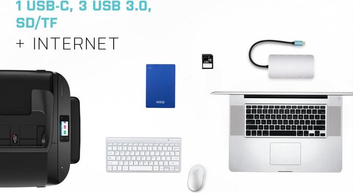 Produktbild i-tec C31NANOVGA112W (USB-C, 8 Ports)