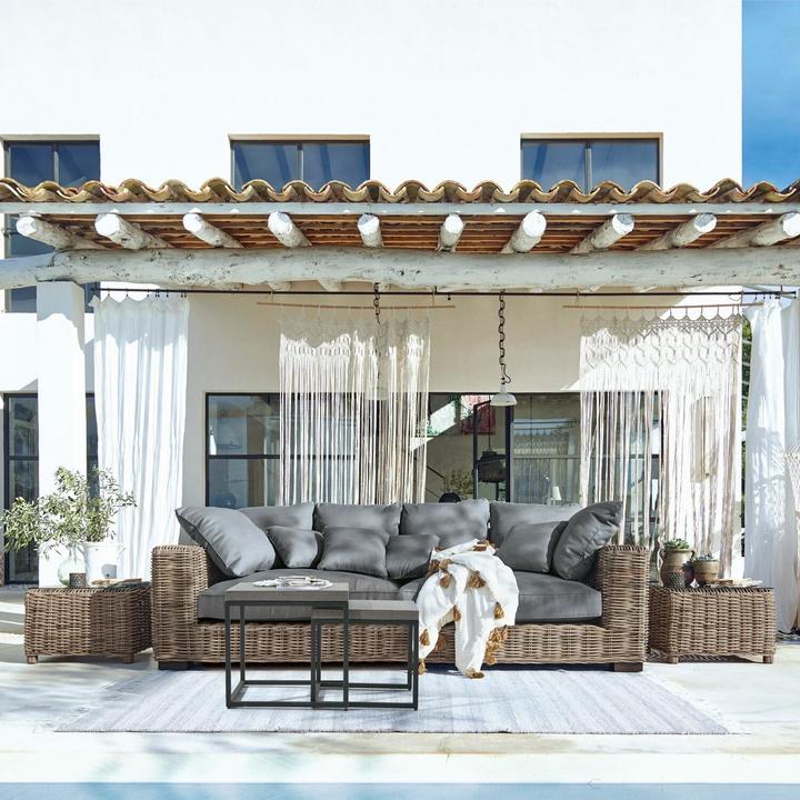Actual product image Loberon Sofa Rimini brown / gray
