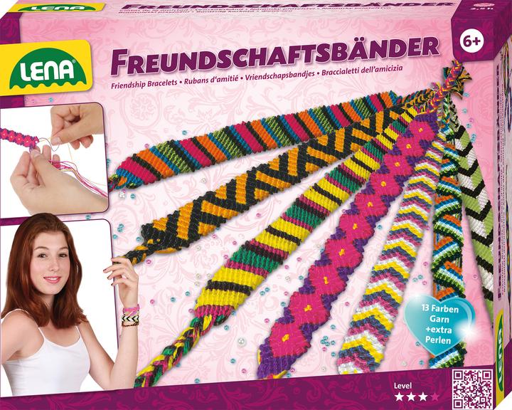 Image du produit Lena Friendship bracelets, big, Children"s jewellery bracelet making kit, 6 yr(s), Multicolour