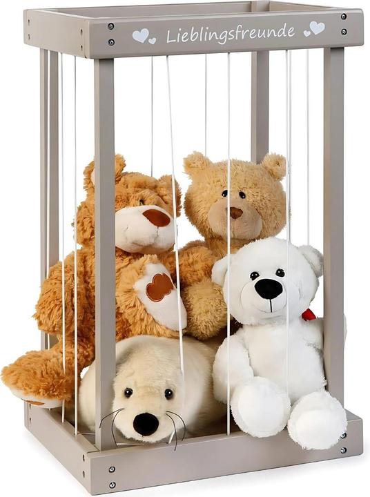 Immagine prodotto Milkii Scatola portagiochi/scatola per peluche, grigio