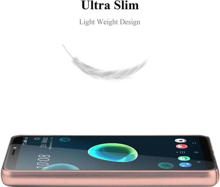 Actual product image Cadorabo Hard Cover Matt Metal Cover (HTC Desire 12+)