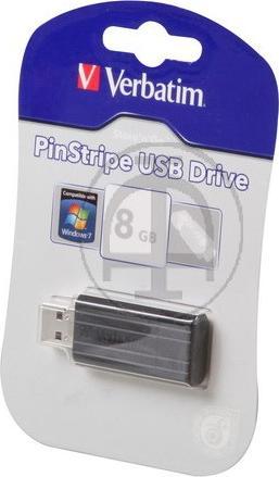Actual product image Verbatim PinStripe (8 GB, USB 2.0, USB-A)