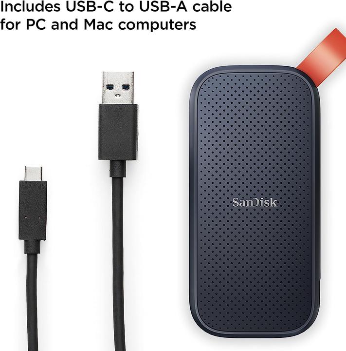 Actual product image SanDisk Portable SSD V2 (1000 GB)