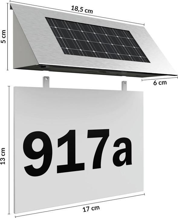 Immagine prodotto Monzana Numero civico solare