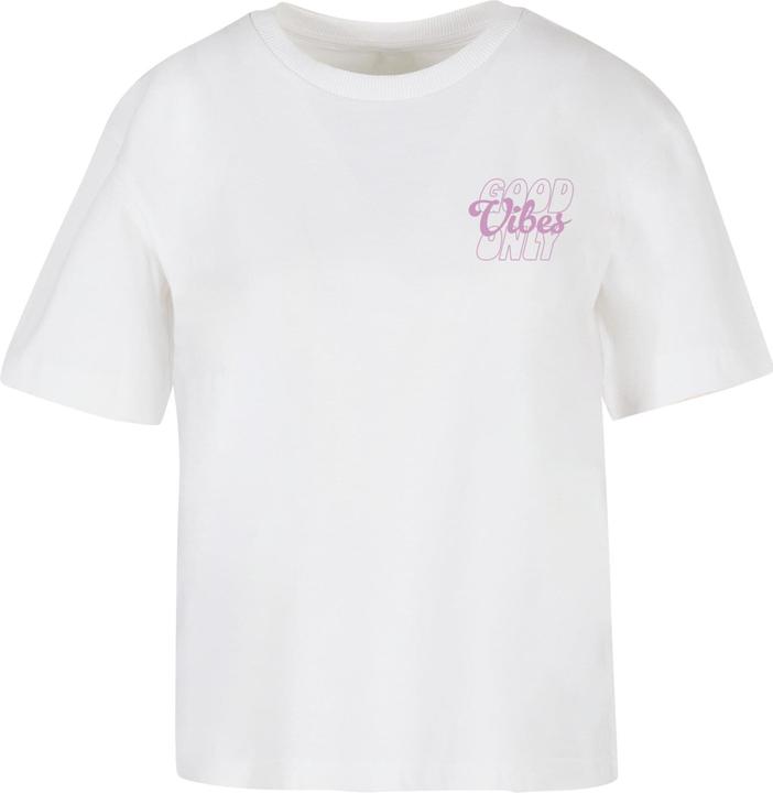 Miss Tee Good Vibes Wording Tee - 173959