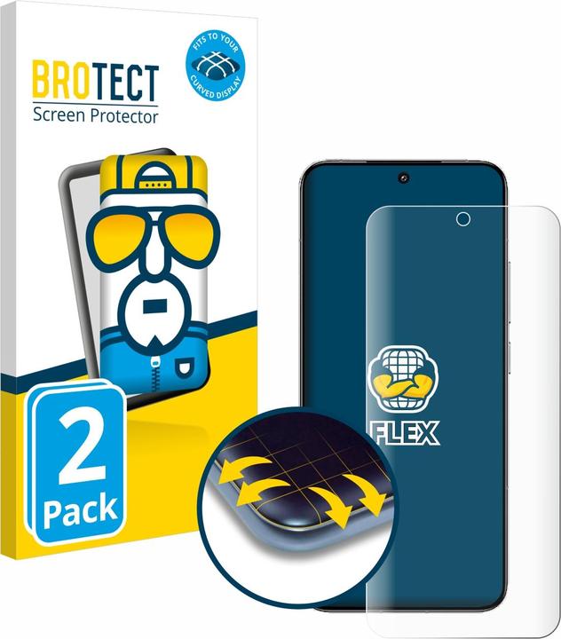 Actual product image BROTECT Full-Cover Protector (2 Piece, Xiaomi 14)
