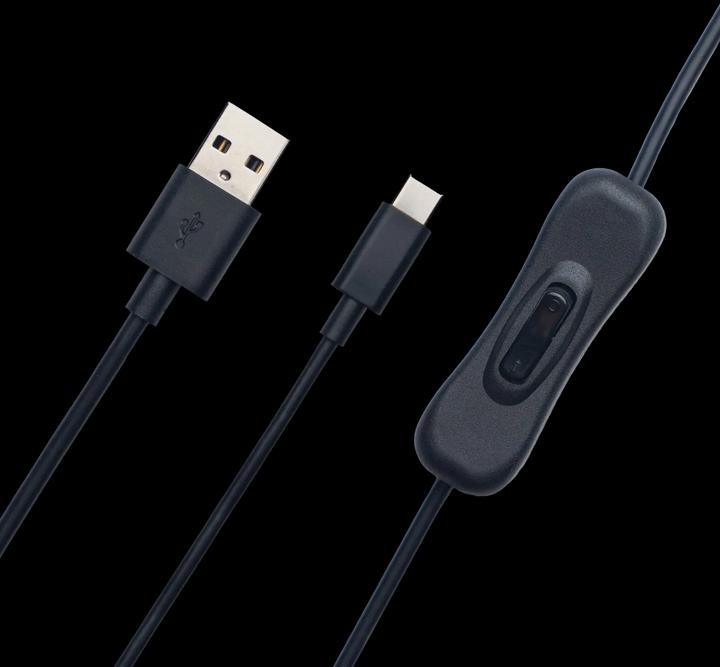 Produktbild Obsbot USB-A auf USB-C Daten Stromkabel mit Ein/Aus-Schalter (USB 2.0)