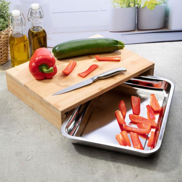 Image du produit Hermex Planche de cuisine Tapis de découpe Planche à découper en bois Planche de travail