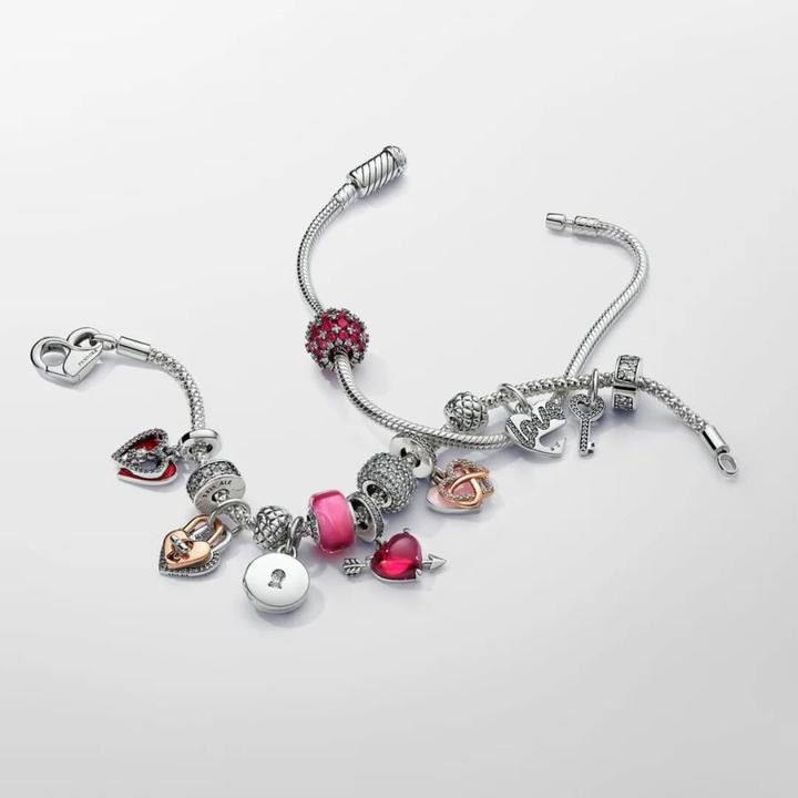 Image du produit Pandora Charm coeur et clé divisible (Argent sterling)