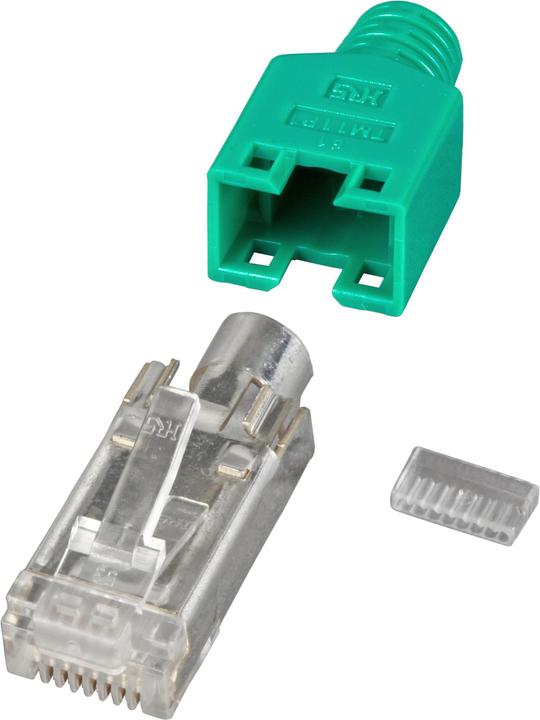 Immagine prodotto EFB Elektronik Produttore: HIROSE Spina RJ45-Hirose STP, TM11 verde, 50 pezzi, 3 elementi, Cat.5e Fino a 100 MHz