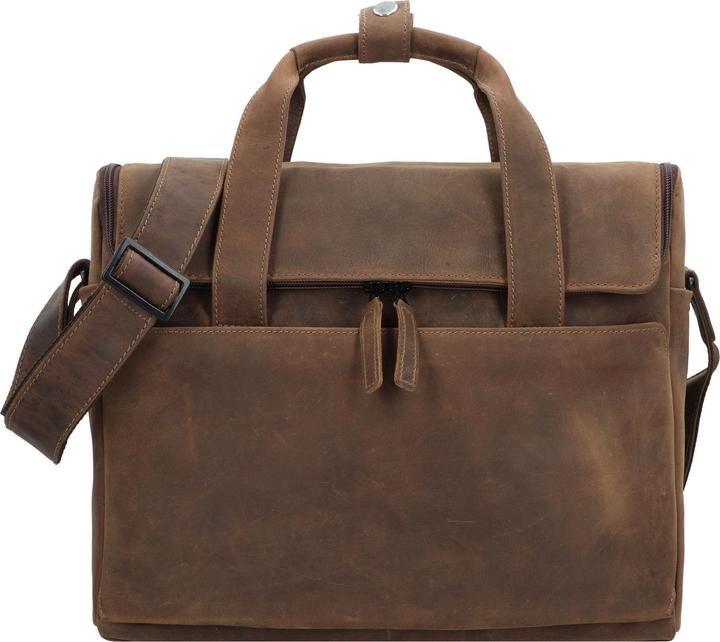 Immagine prodotto Harolds Cartella 2 in 1 in pelle con scomparto per laptop da 36 cm
