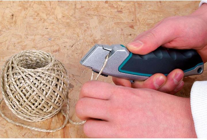 Image du produit wolfcraft Cutter lame trapèze à changement de lame rapide, avec lame rétractable (Cutters)