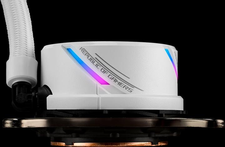Actual product image ASUS ROG Strix LC 360 RGB White Edition Complete water cooling