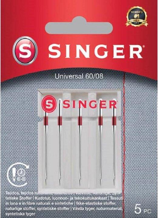 Immagine prodotto Singer Ago per filo da cucito UNIVERSAL, 60/08, confezione da 5