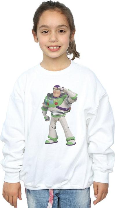 Actual product image Disney Girls Toy Story Buzz Lightyear Standing Sweatshirt (128)
