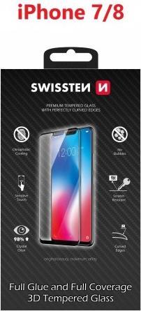 Image du produit Swissten Verre 3D à colle intégrale ultra-durable (1 pièce(s), Apple iPhone 8, Apple iPhone 7)
