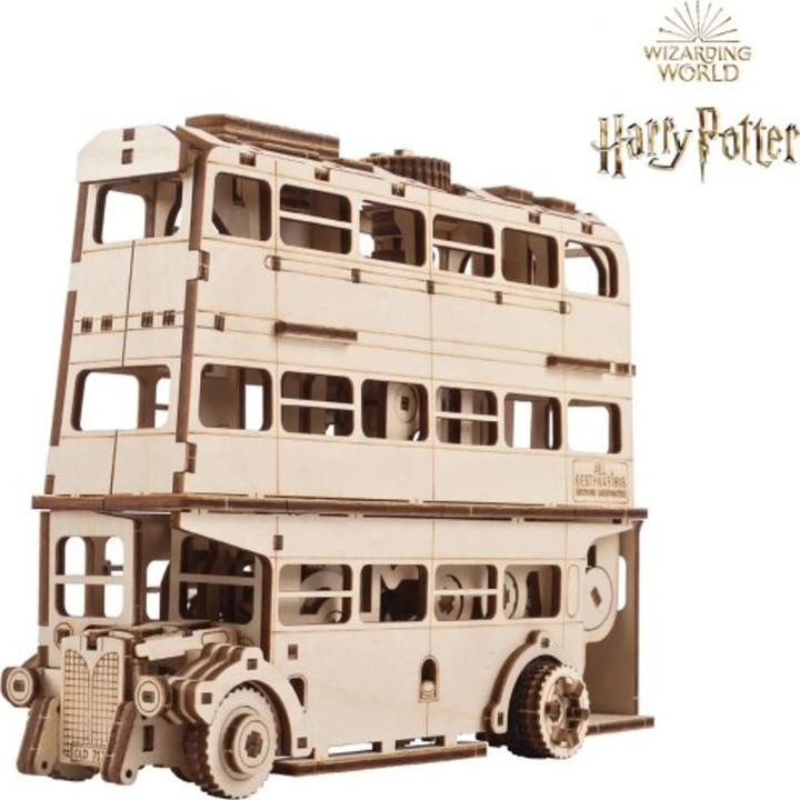 Actual product image Ugears Harry Potter Knight Bus