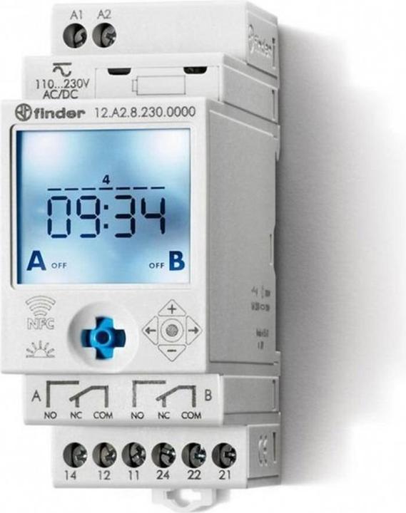Produktbild Finder 12.A2.8.230.0000 Leistungsrelais Grau