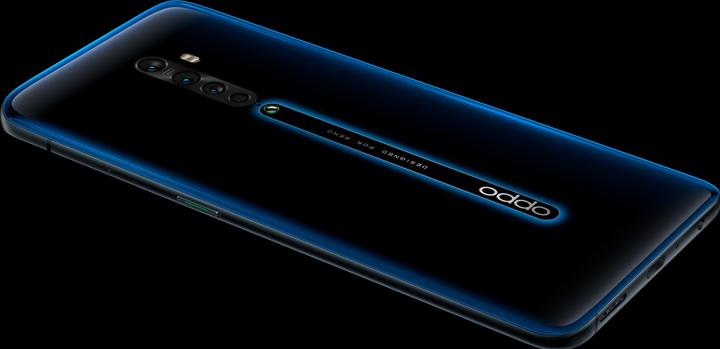 Produktbild OPPO Reno 2 (256 GB, Luminous Black, 6.50", Hybrid Dual SIM, 48 Mpx, 4G)