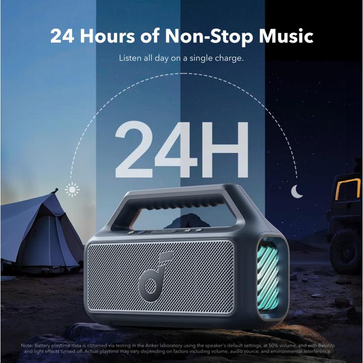 Produktbild soundcore Głośnik Boom 2 Niebieski (24 h, Akkubetrieb)