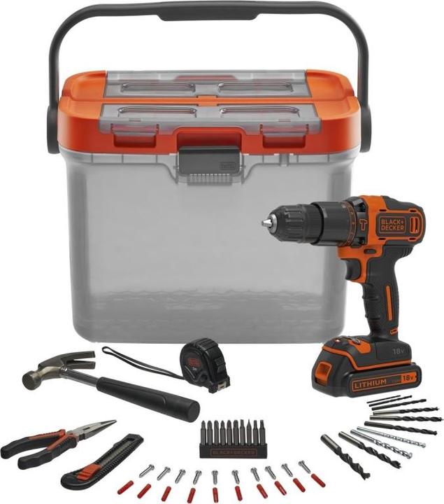 Black & Decker Black+Decker Blac Akku-Schrauber BCKSB05-QW orange/schwarz (Akkubetrieb)