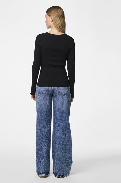 Image du produit Pieces Pcmira Ls U-Neck Knit Noos Bc (L)