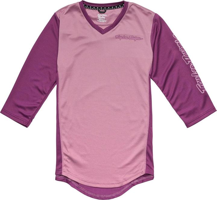 Actual product image Troy Lee Designs Womens Mischief 3/4 Jersey, rosewood, S (S)
