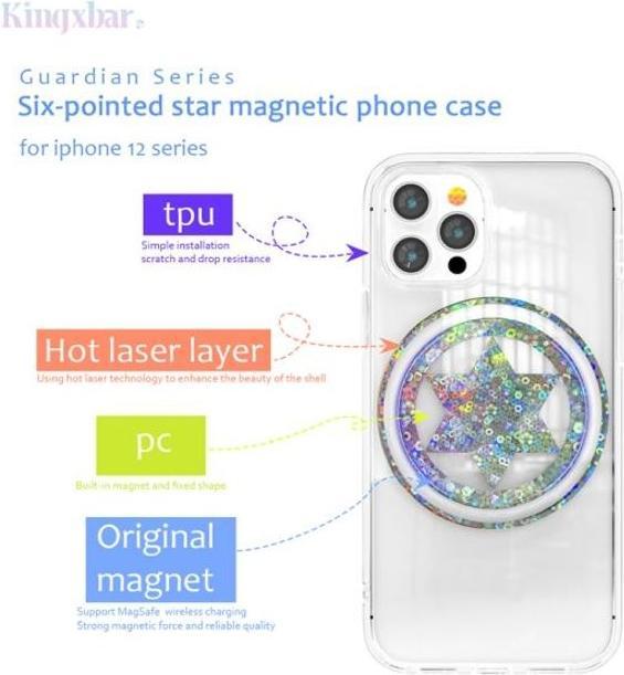 Image du produit Kingxbar Hexagramme gardien (Apple iPhone 12 Pro, Apple iPhone 12)
