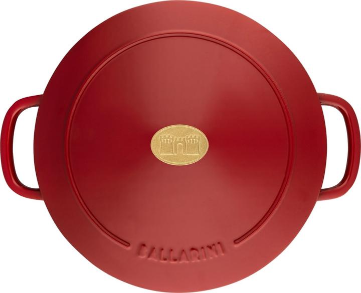 Immagine prodotto Ballarini Cocotte BELLAMONTE 22 cm rotonda da 3,0 litri in ghisa arrosto rosso (22 cm, Pirofila + casseruola, Ghisa)