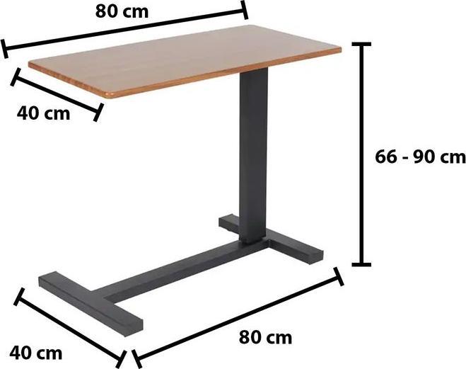 Produktbild Hermex Sofa Beistelltisch Laptop Beistelltisch Laptoptisch Überbetttisch
