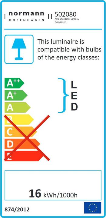 Label énergétique Normann Copenhagen Amp (85 cm)
