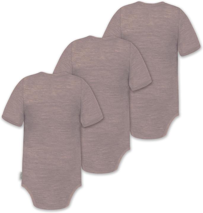 Actual product image Normani Set of 3 baby merino short-sleeved body "Tihoi" - 9311 (68)
