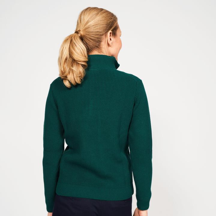 Actual product image Inesis Women's golf half-zipped pullover - MW500 green (M)